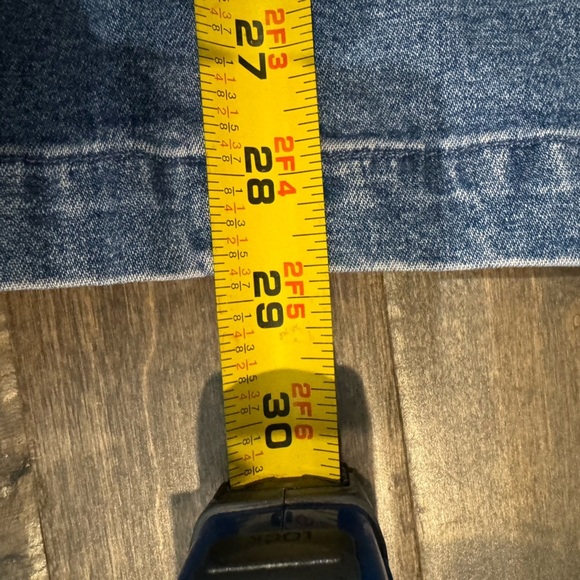 DENIM & CO Embroidered Blue Women Jeans Size L Hippie Floral Festival Boho - Picture 17 of 17